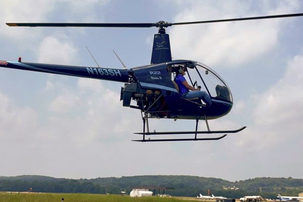 intro flight in R22 helicopter